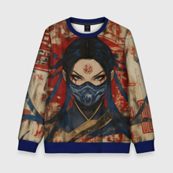 Детский свитшот 3D Китана - японский стиль