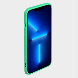Чехол для iPhone 13 Pro Голубая вода текстура  - фото 2