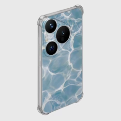 Чехол для Huawei Pura 70 Лазурная водная гладь текстура  - фото 2