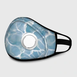 Маска из неопрена Лазурная водная гладь текстура 