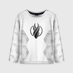 Детский лонгслив 3D Dead Space white poly