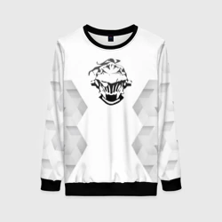 Женский свитшот 3D Goblin Slayer white poly