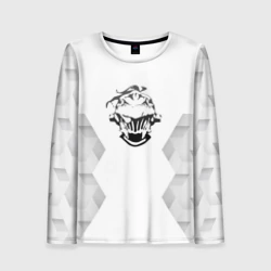 Женский лонгслив 3D Goblin Slayer white poly