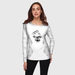 Женский лонгслив 3D Goblin Slayer white poly - фото 2