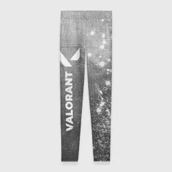 Леггинсы 3D Valorant - grey gradient по-вертикали