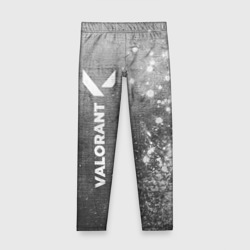 Детские леггинсы 3D Valorant - grey gradient по-вертикали