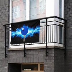 Флаг-баннер Синяя ракетка для пинг-понга - фото 2