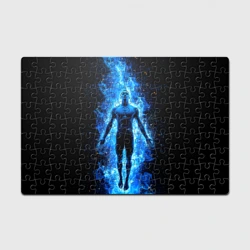 Головоломка Пазл магнитный 126 элементов Плавец в синем пламени