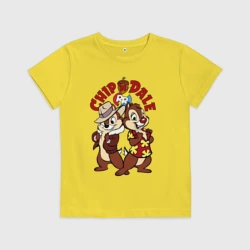 Детская футболка хлопок Чип и Дейл - спасатели 
