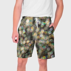 Мужские шорты 3D Мерцающие ночные огни боке эффект