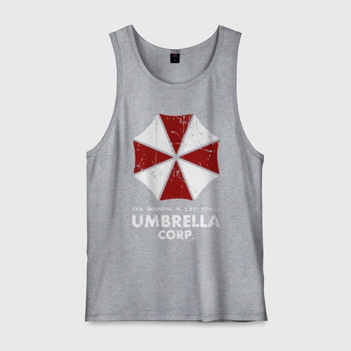 Мужская майка хлопок Umbrella corporation logo