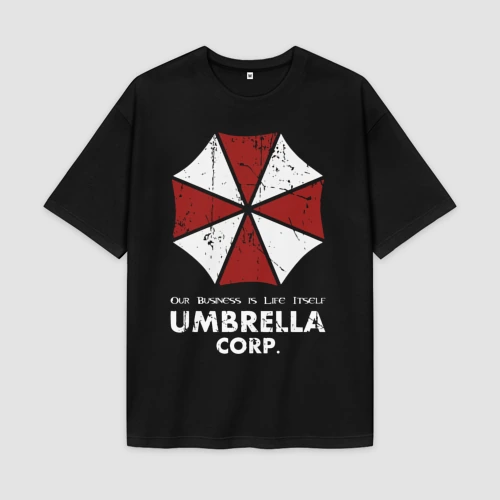 Мужская футболка Oversize хлопок premium Umbrella corporation logo