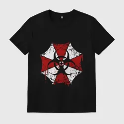 Мужская футболка хлопок Resident evil - umbrella corp