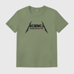 Мужская футболка хлопок Metallica science