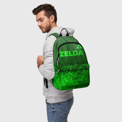 Рюкзак 3D Zelda - green gradient посередине - фото 2