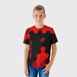 Детская футболка 3D Need for Speed - red gradient вертикально - фото 2