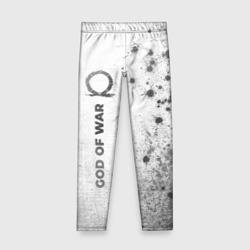 Детские леггинсы 3D God of War - white gradient по-вертикали