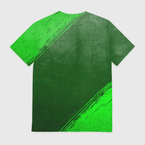 Мужская футболка 3D HIM - green gradient - фото 2