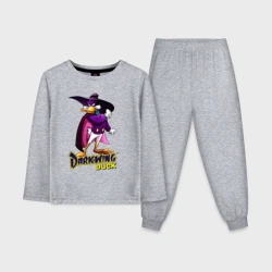 Детская пижама с лонгсливом хлопок Черный плащ в шляпе 