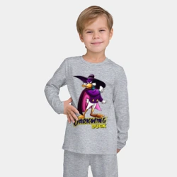 Детская пижама с лонгсливом хлопок Черный плащ в шляпе  - фото 2