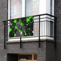 Флаг-баннер Инопланетянин и его эктоплазма - фото 2