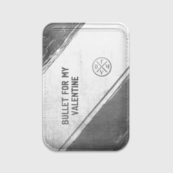 Картхолдер Magsafe магнитный Bullet For My Valentine - white gradient вертикально