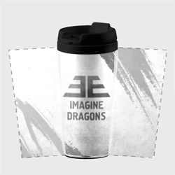 Термокружка-непроливайка Imagine Dragons - white gradient - фото 2
