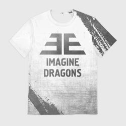 Мужская футболка 3D Imagine Dragons - white gradient