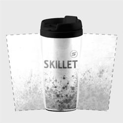 Термокружка-непроливайка Skillet - white gradient посередине - фото 2