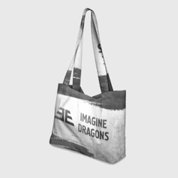 Пляжная сумка 3D Imagine Dragons - white gradient по-горизонтали - фото 2