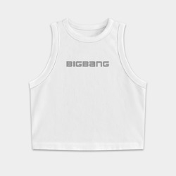Женская укороченная майка-топ хлопок Big bang sol