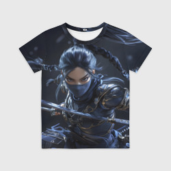 Детская футболка 3D Китана в бою МК