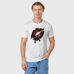 Мужская футболка хлопок Поцелуй чудовища - фото 2