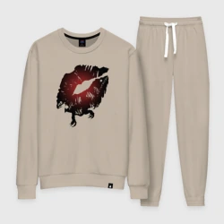 Женский костюм хлопок Поцелуй чудовища