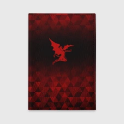 Обложка для автодокументов Black Sabbath red poly