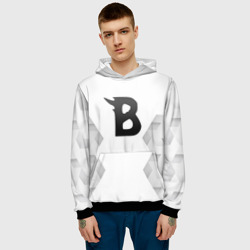 Мужская толстовка 3D Beastars white poly - фото 2