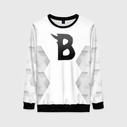 Женский свитшот 3D Beastars white poly