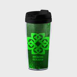 Термокружка-непроливайка Breaking Benjamin - green gradient