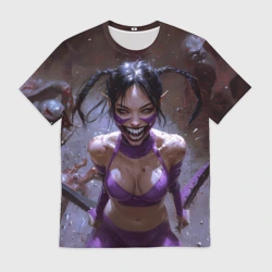 Мужская футболка 3D Милина и монстры МК