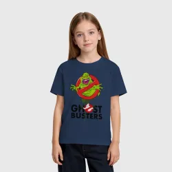 Детская футболка хлопок The ghostbusters - slimer  - фото 2