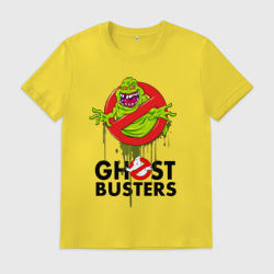 Мужская футболка хлопок The ghostbusters - slimer 