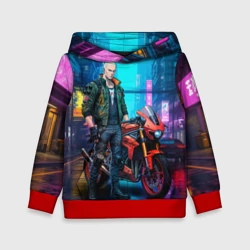 Детская толстовка 3D One punch man cyberpunk 2077