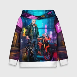 Детская толстовка 3D One punch man cyberpunk 2077