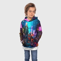 Детская толстовка 3D One punch man cyberpunk 2077 - фото 2