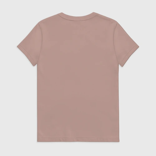 Женская футболка хлопок с принтом Сбежавшее зелье, вид сзади #1