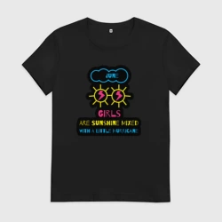 Женская футболка хлопок Девушки июня