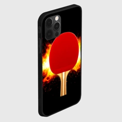 Чехол для iPhone 12 Pro Max Ракетка в огне - фото 2