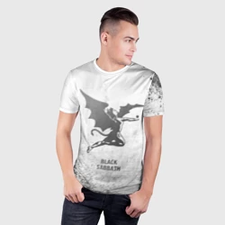 Мужская футболка 3D Slim Black Sabbath - white gradient - фото 2