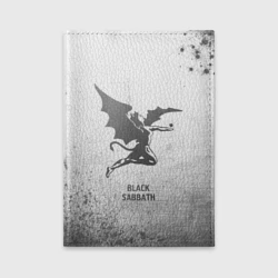 Обложка для автодокументов Black Sabbath - white gradient