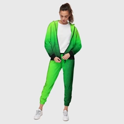 Женский костюм 3D Градиент мозаика зелёный в тёмный - фото 2